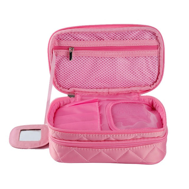 Aumi™  Waterproof double cosmetic bag
